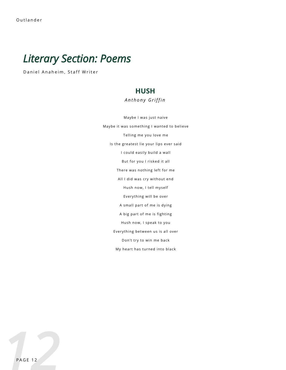 Free Minimal College Magazine Template to Edit Online