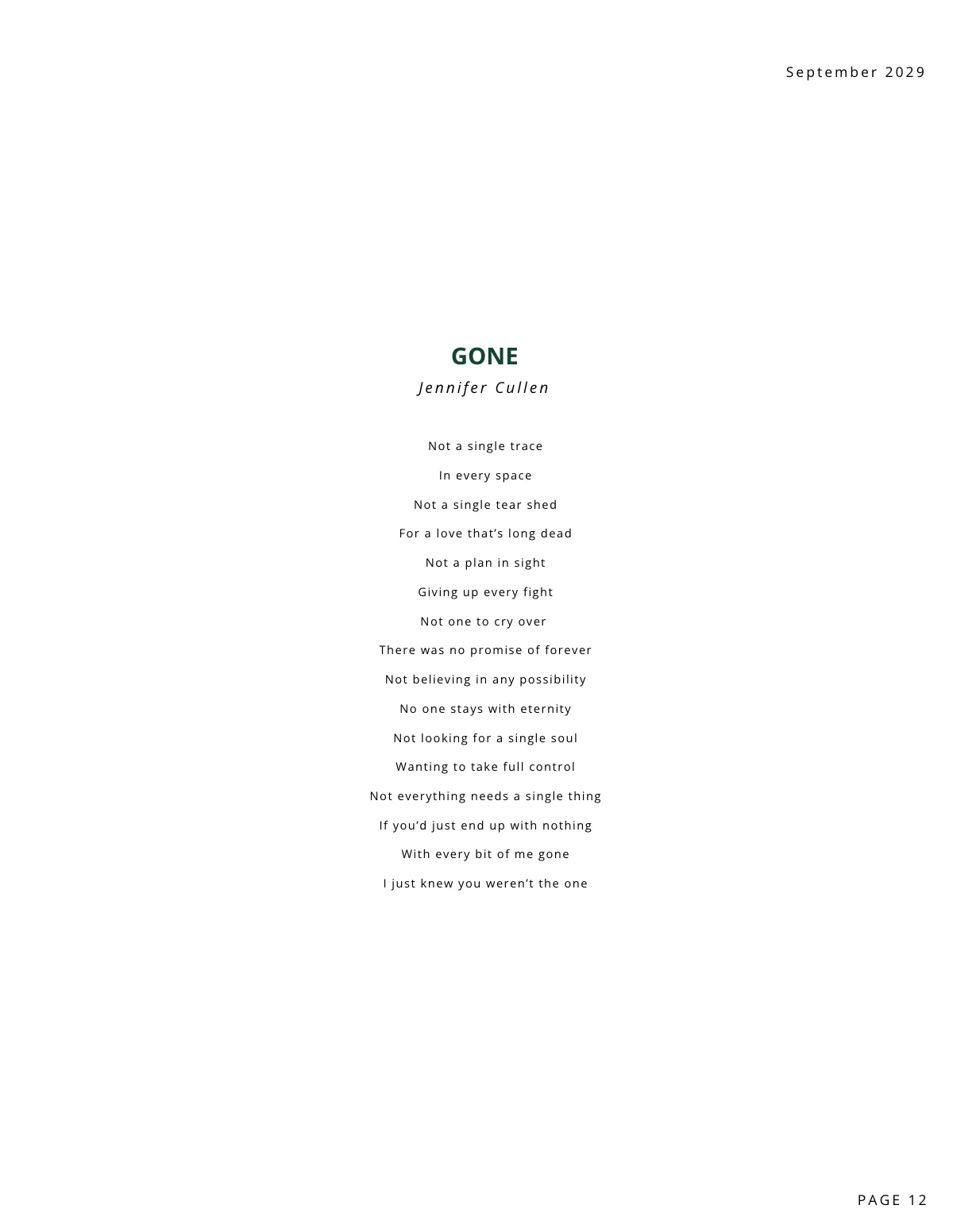 Free Minimal College Magazine Template to Edit Online