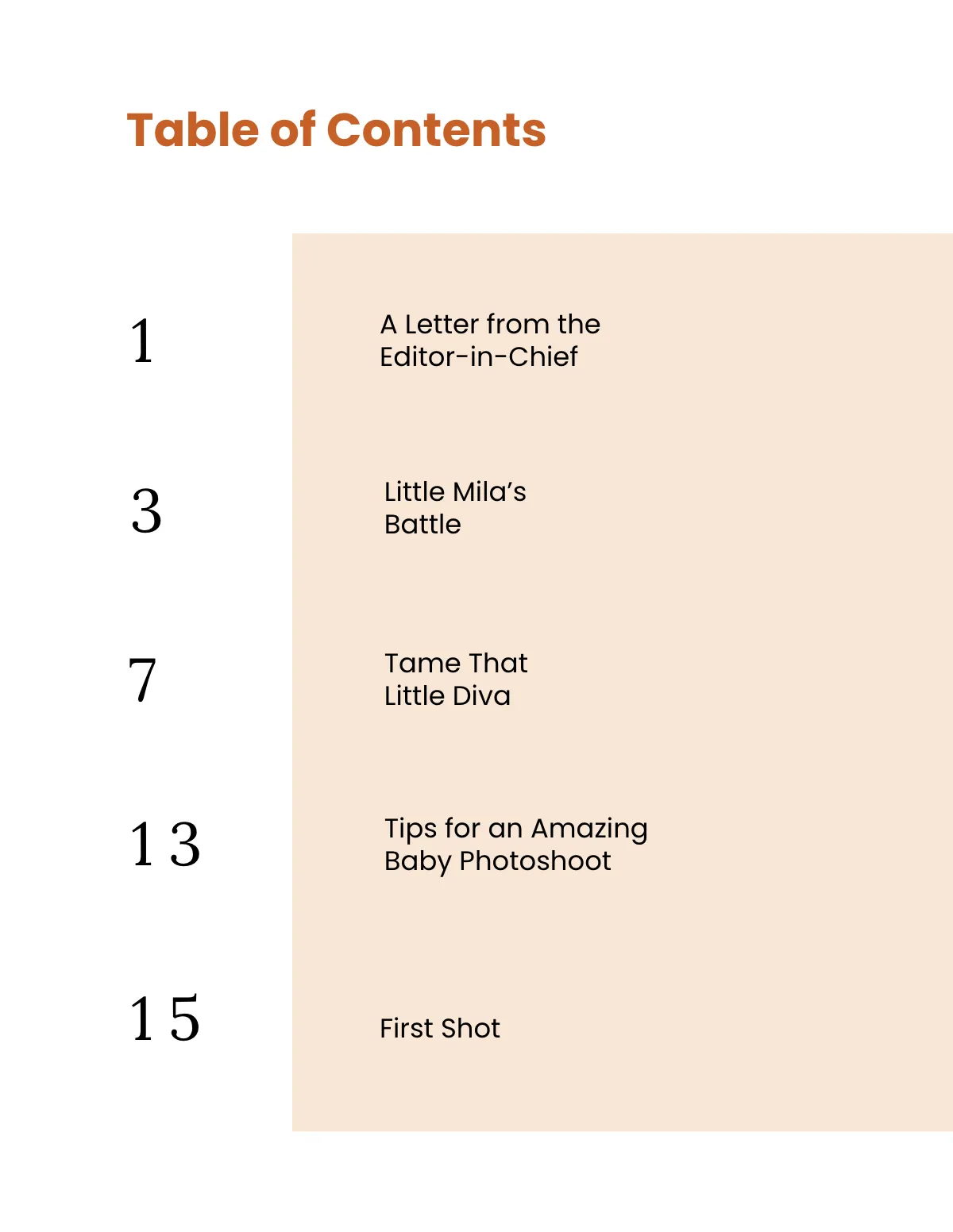 Free Newborn Photography Magazine Template to Edit Online