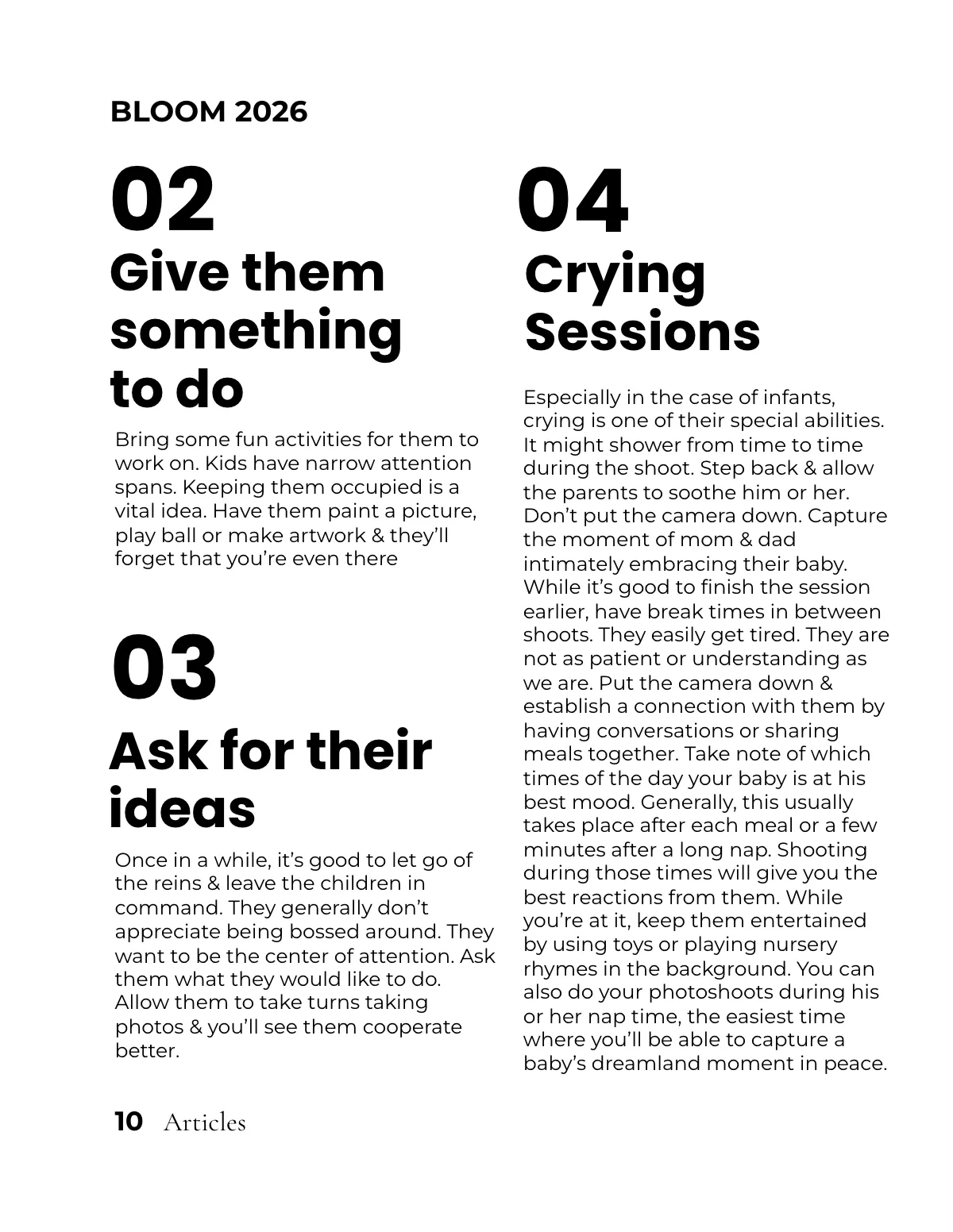 Free Newborn Photography Magazine Template to Edit Online