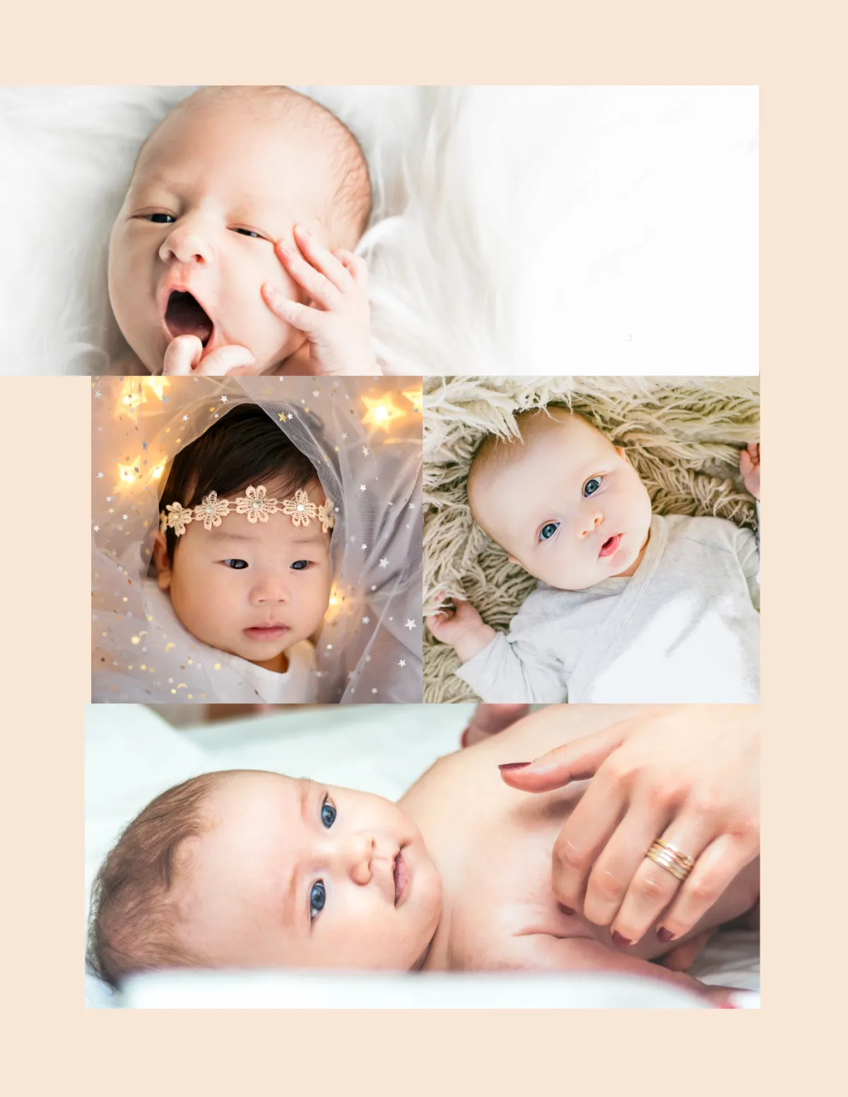 Free Newborn Photography Magazine Template to Edit Online