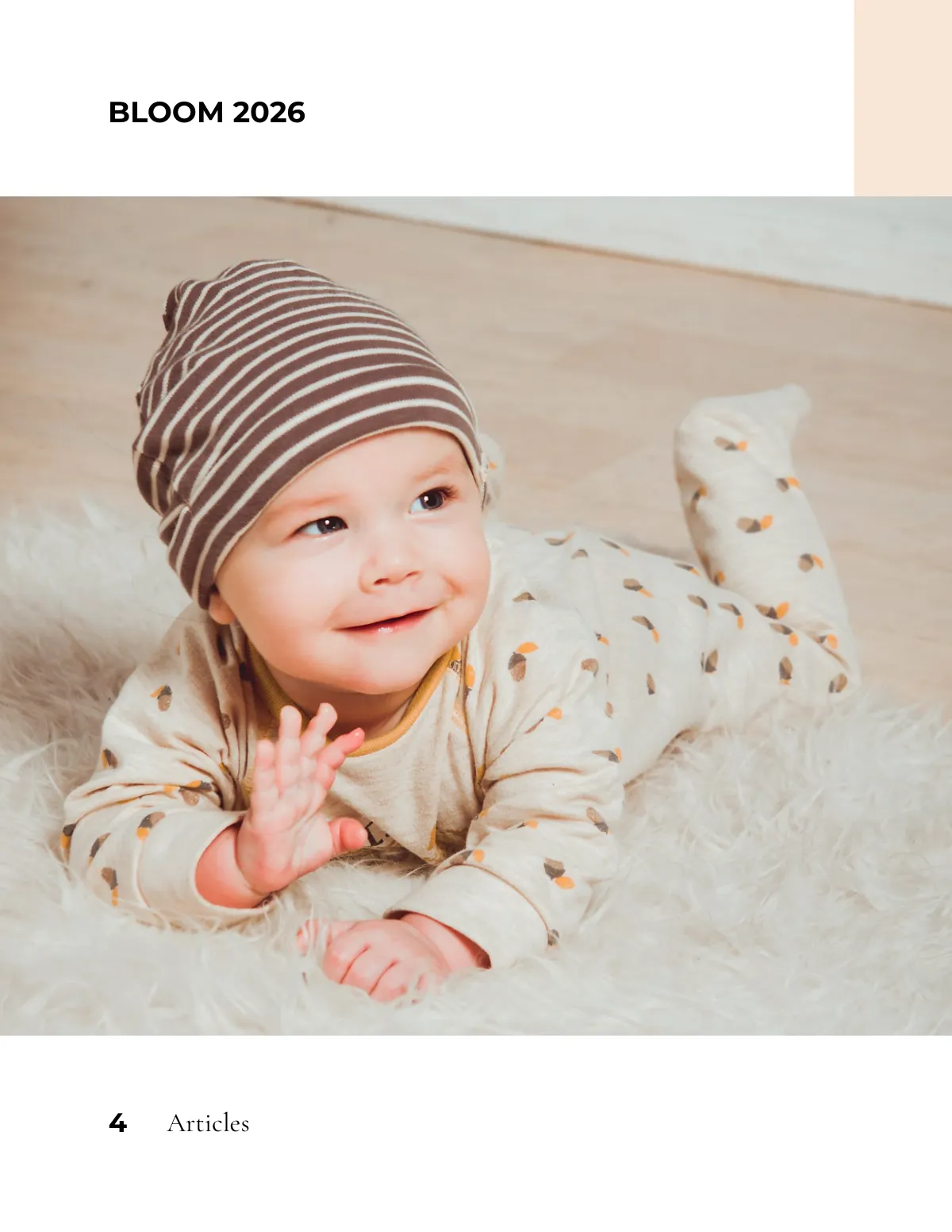 Free Newborn Photography Magazine Template to Edit Online