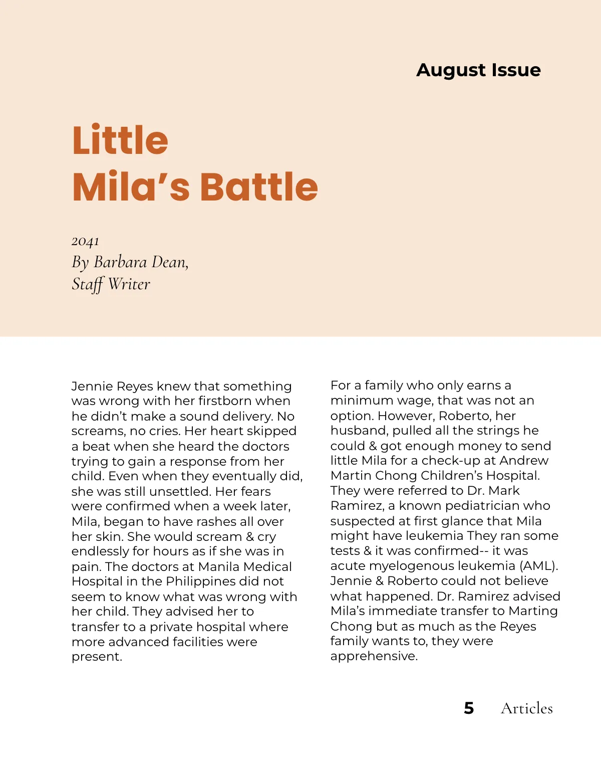 Free Newborn Photography Magazine Template to Edit Online