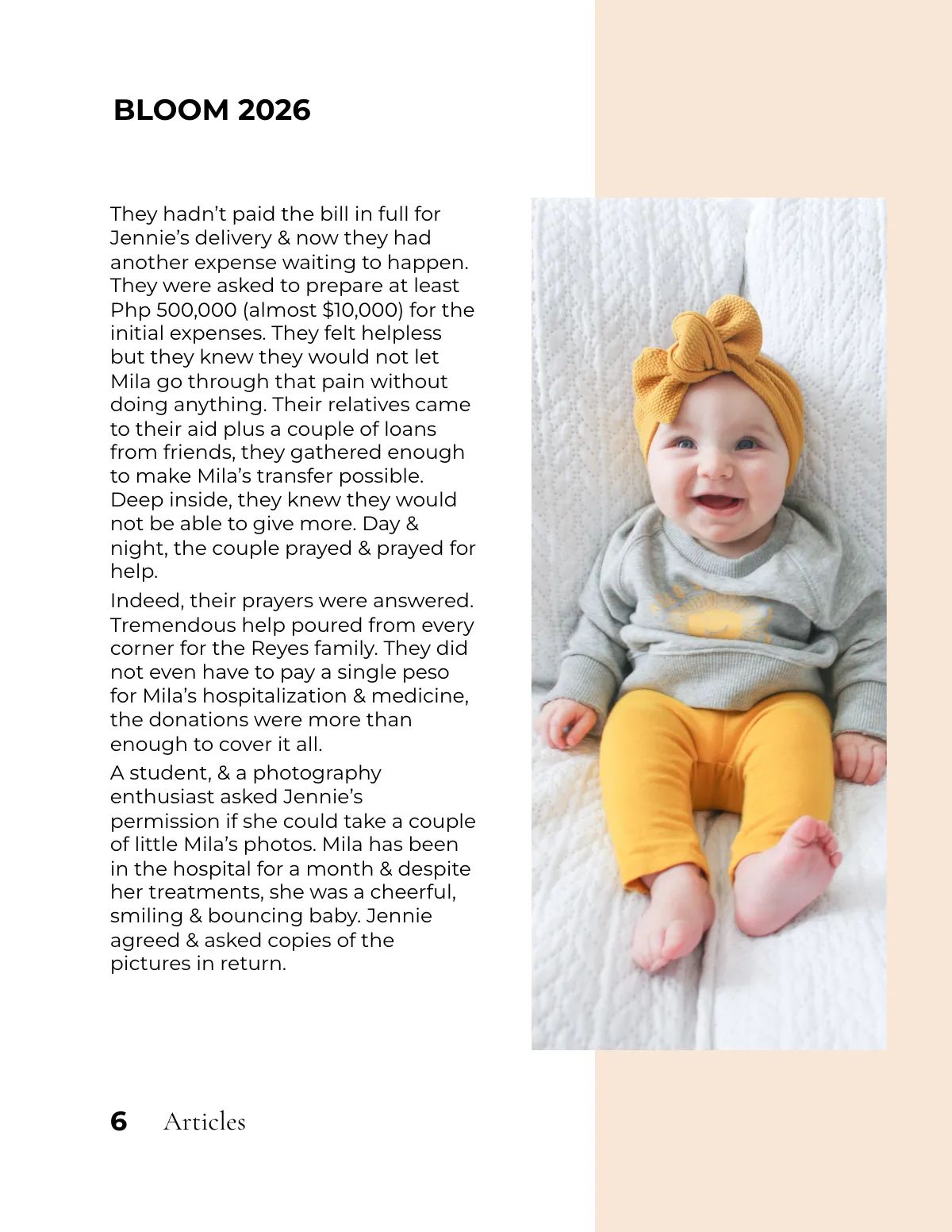 Free Newborn Photography Magazine Template to Edit Online
