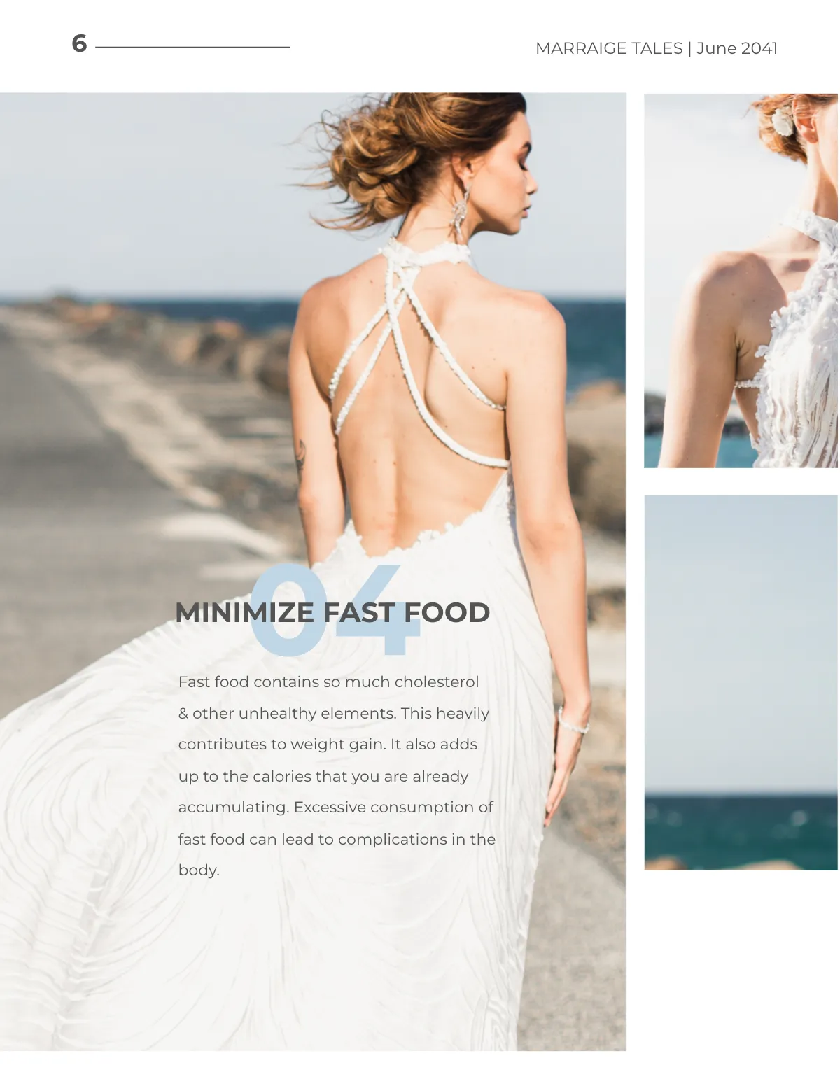 Free Printable Wedding Magazine Template to Edit Online