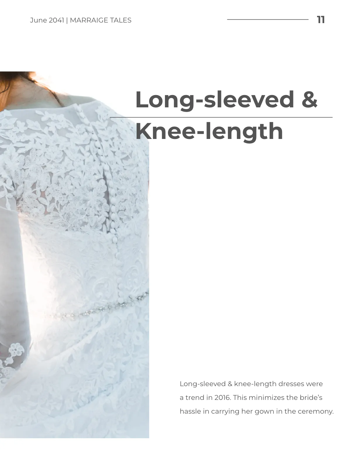 Free Printable Wedding Magazine Template to Edit Online