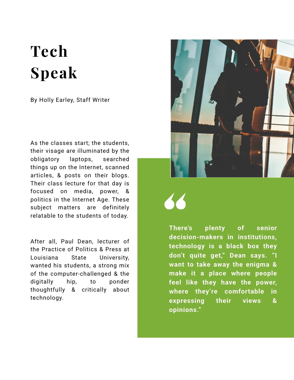 Free Simple School Magazine Template to Edit Online