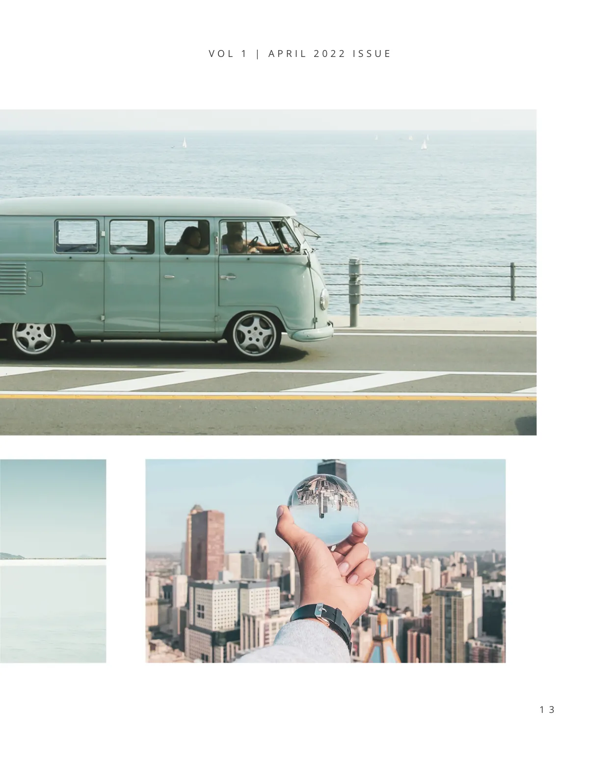 Free Travel Magazine Template to Edit Online