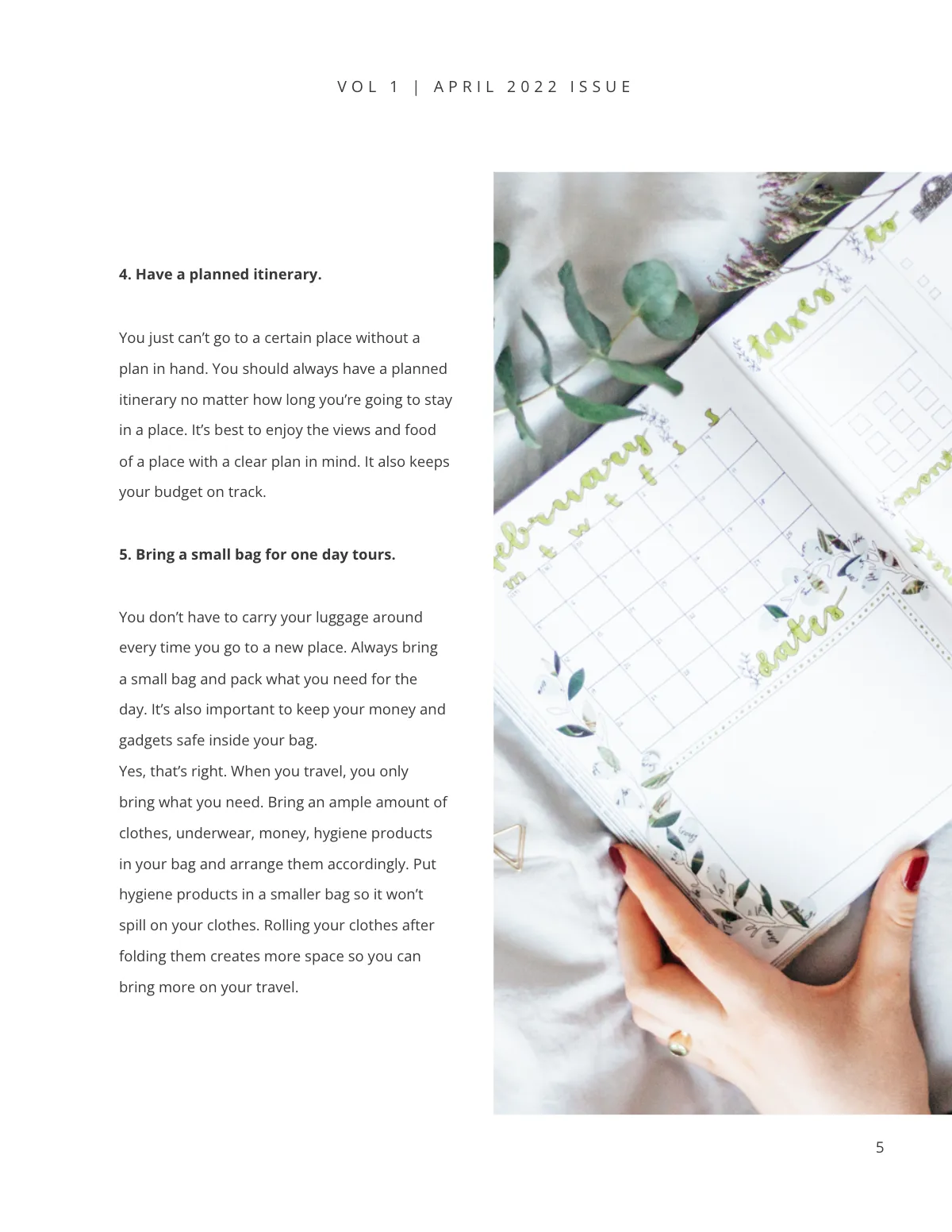 Free Travel Magazine Template to Edit Online