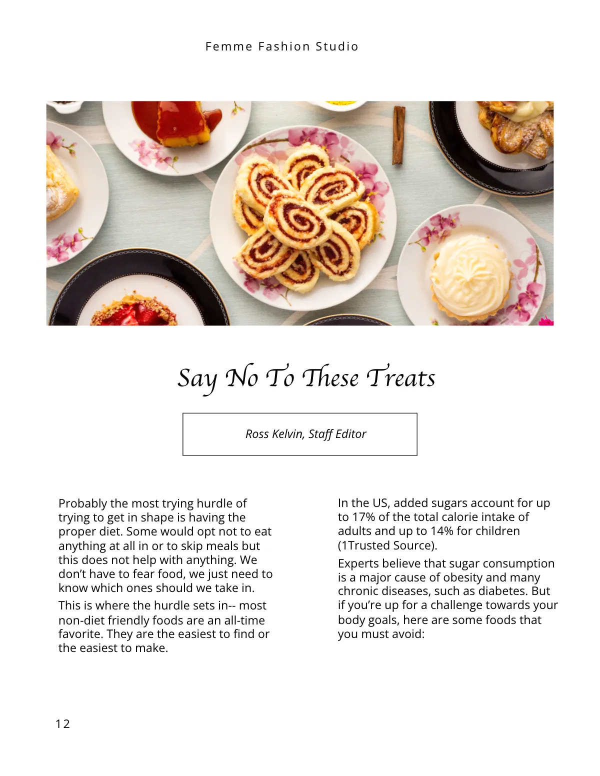 Free Women's Lifestyle Magazine Template to Edit Online