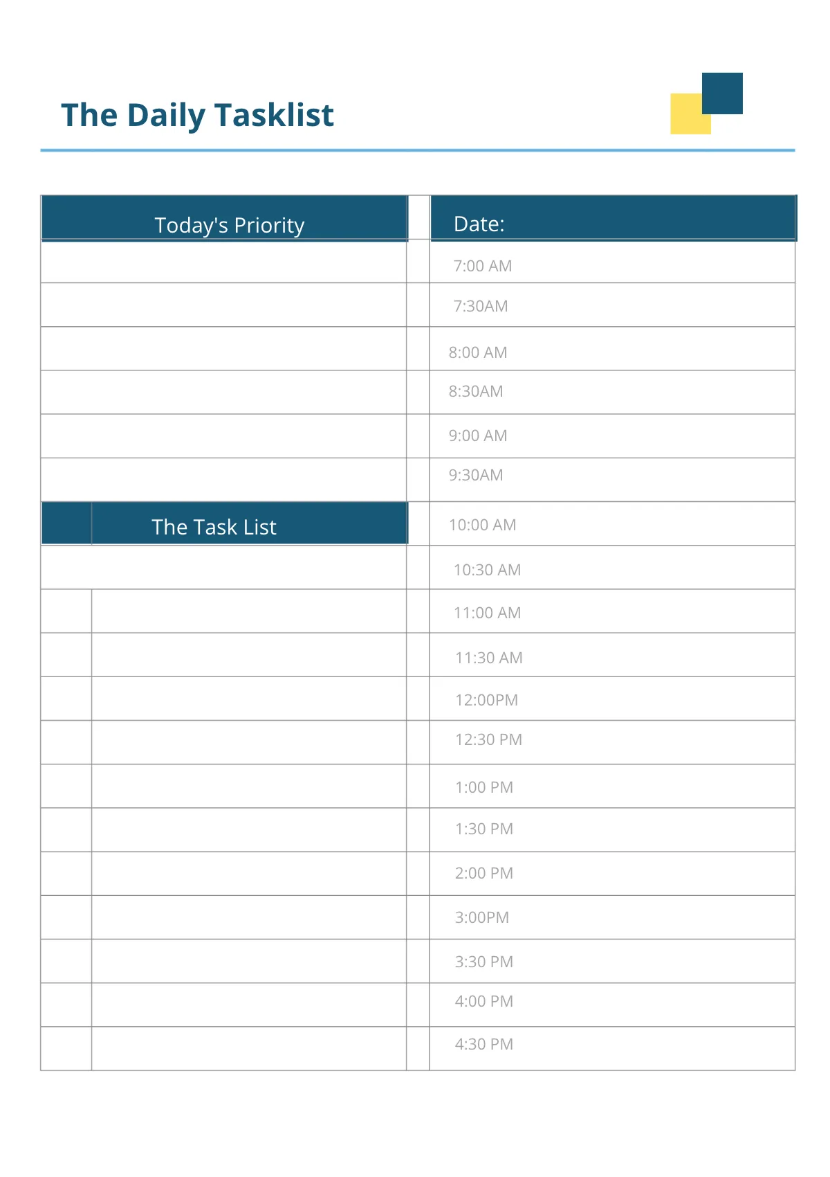 Free Printable Business Planner Template to Edit Online