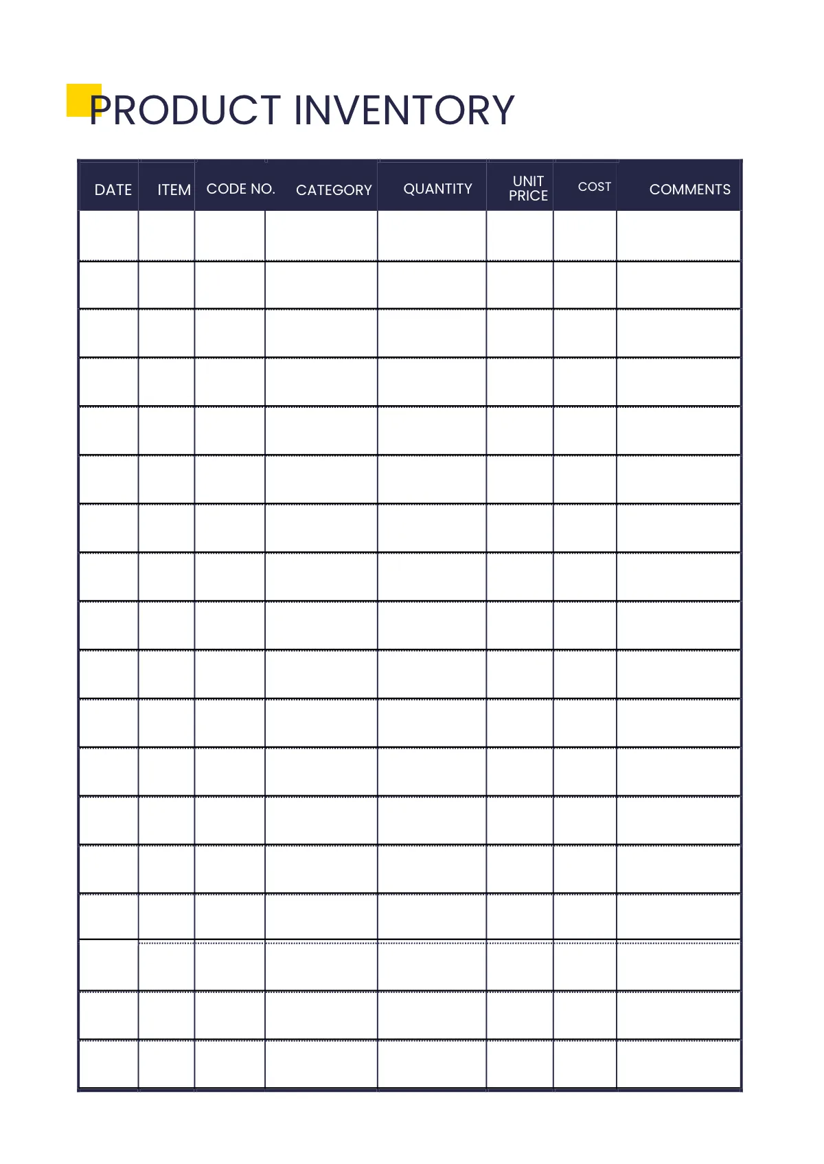 Free Simple Business Planner Template to Edit Online