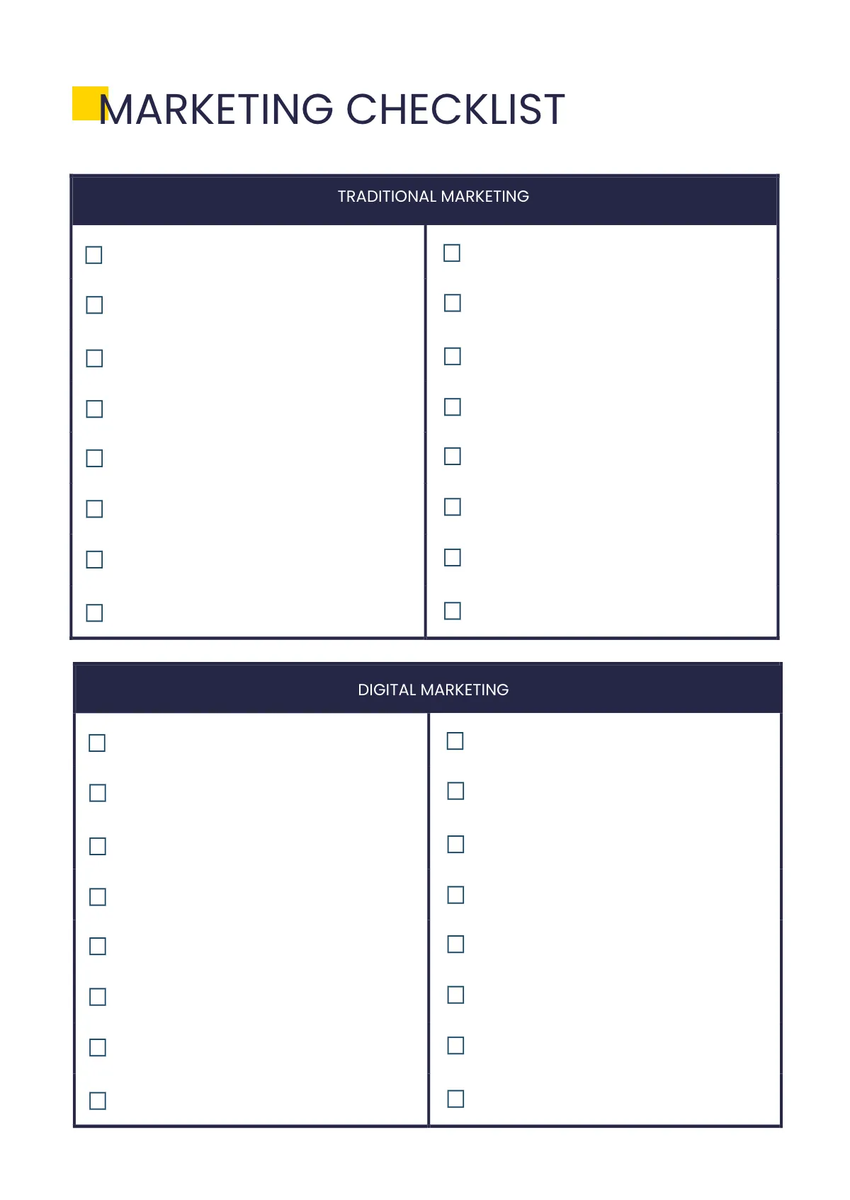Free Simple Business Planner Template to Edit Online