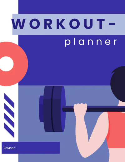 Free Sample Workout Planner Template to Edit Online