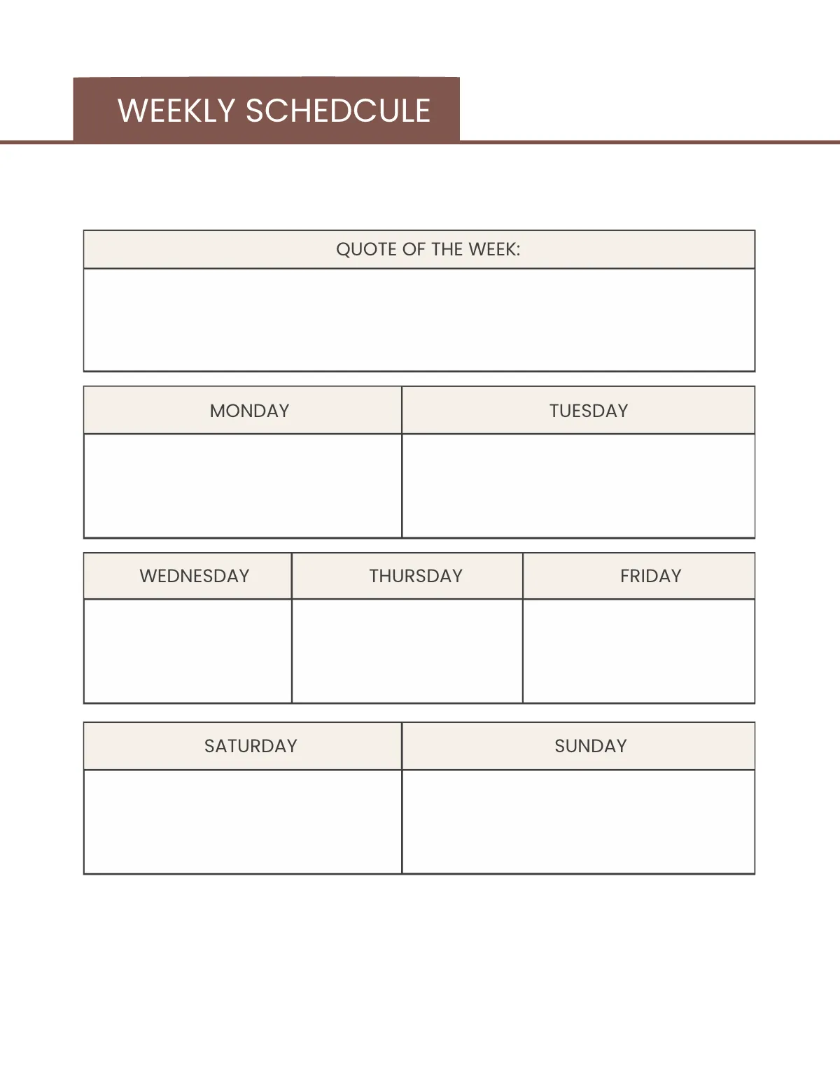 Free Mid Year Digital Planner Template to Edit Online