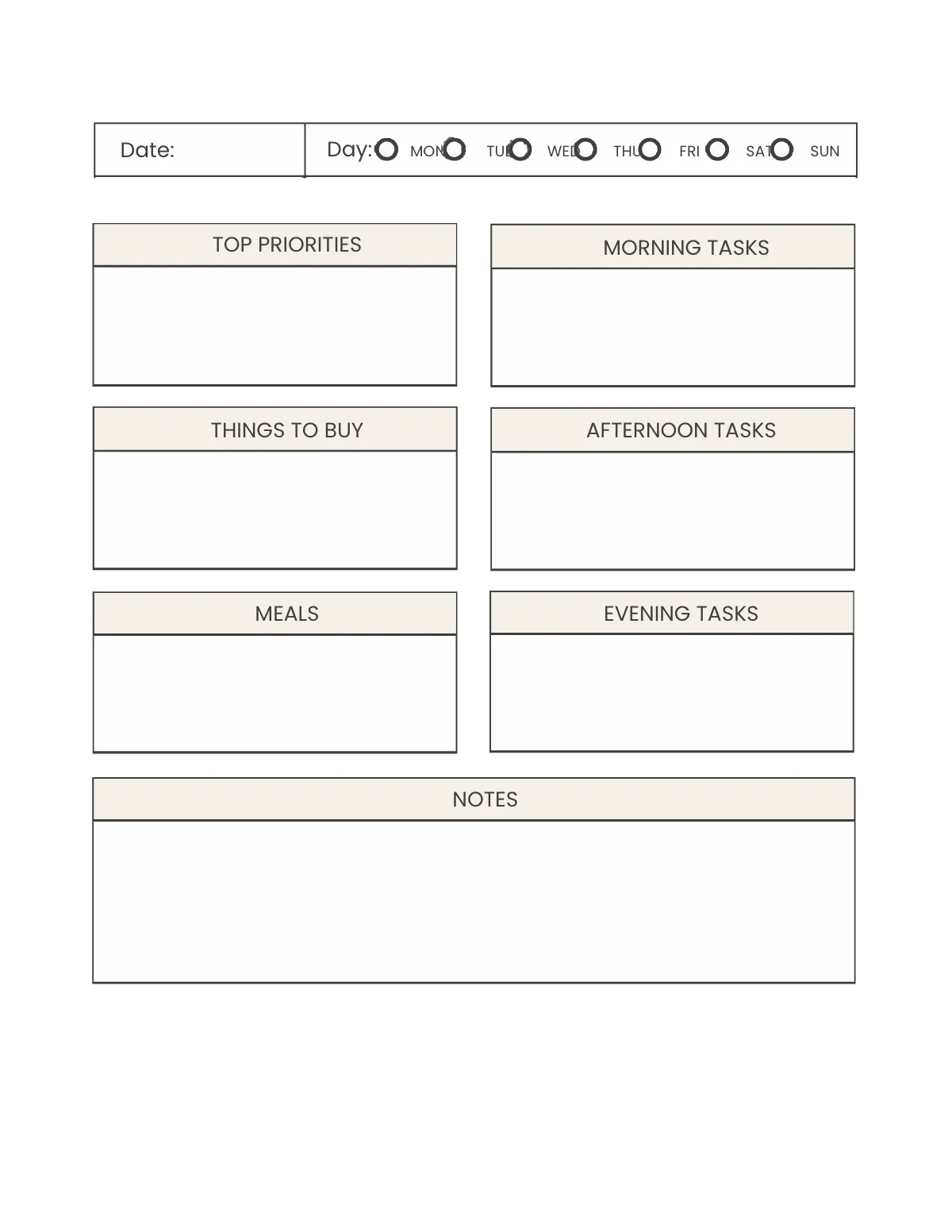 Free Mid Year Digital Planner Template to Edit Online