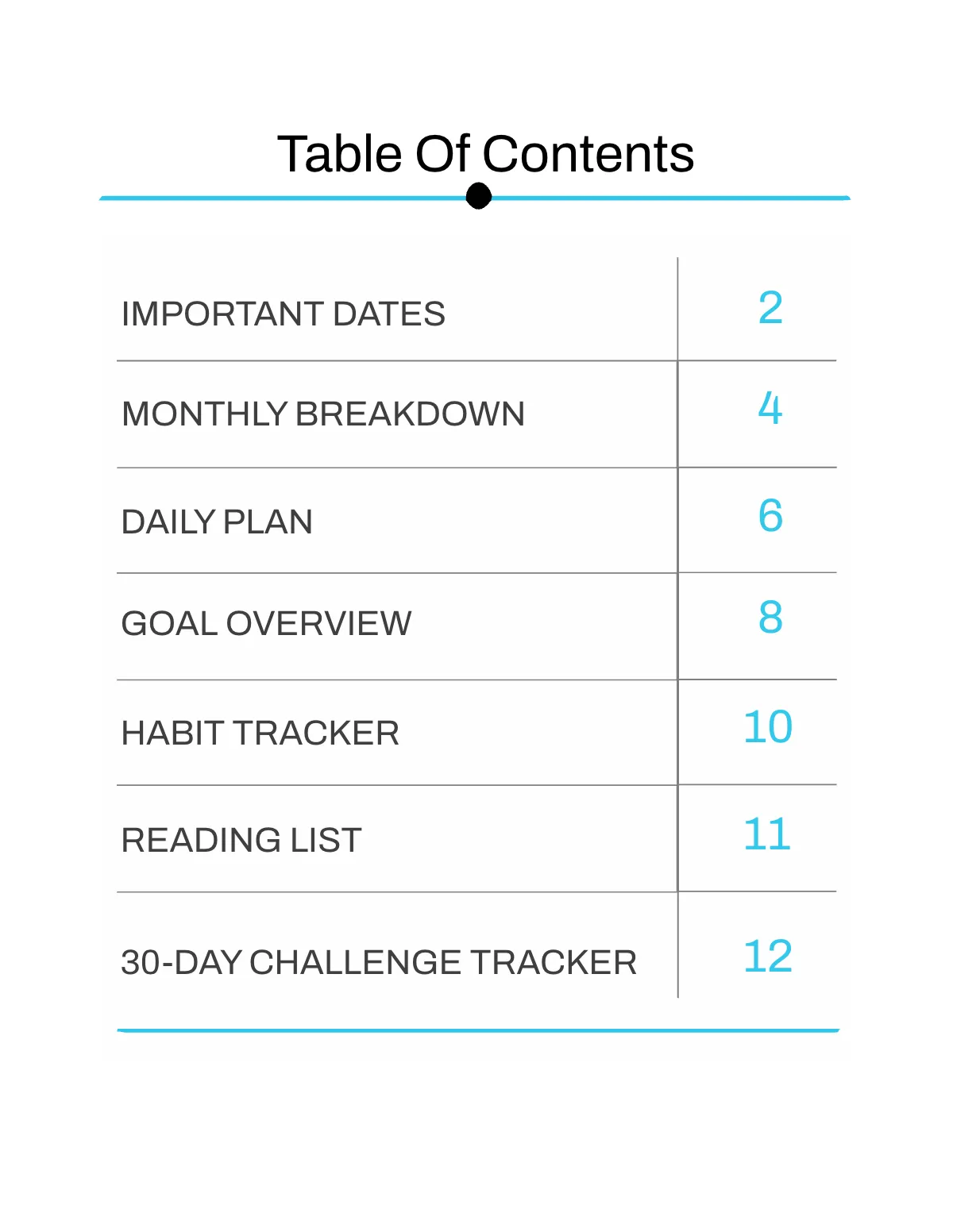 Free Minimalist Digital Planner Template to Edit Online