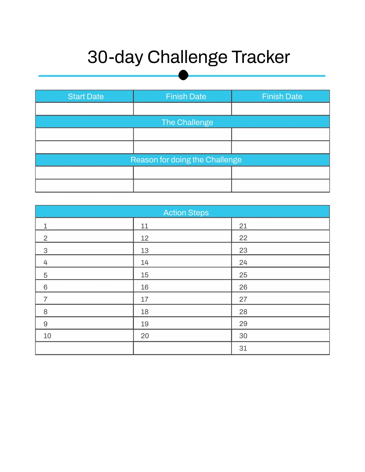 Free Minimalist Digital Planner Template to Edit Online