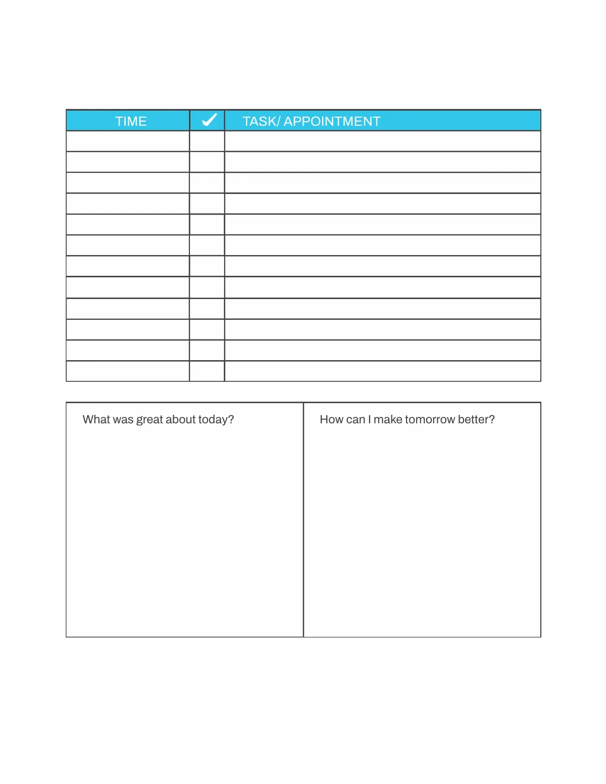Free Minimalist Digital Planner Template to Edit Online