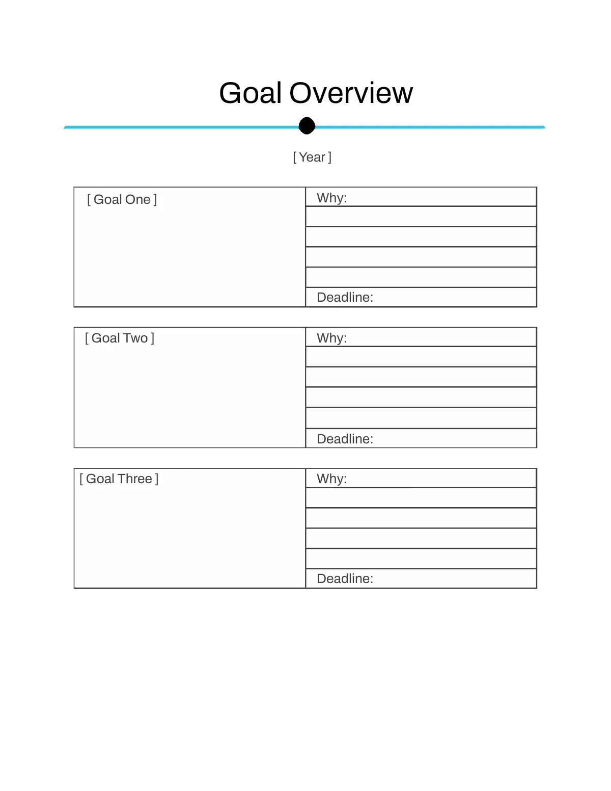 Free Minimalist Digital Planner Template to Edit Online