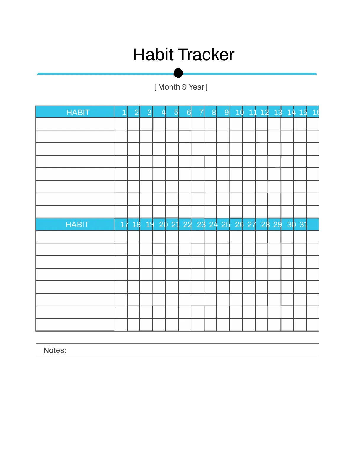 Free Minimalist Digital Planner Template to Edit Online