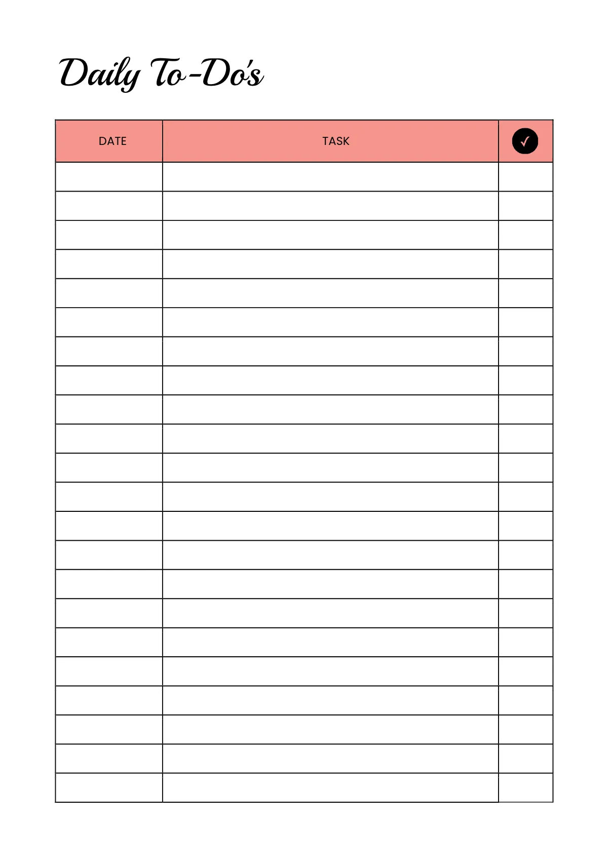 Free Printable Schedule Planner Template to Edit Online