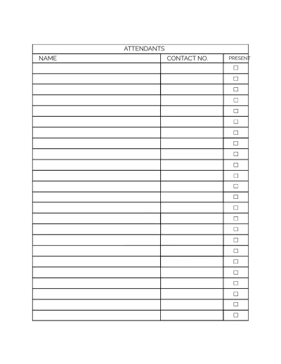 Free Trip Meeting Planner Template to Edit Online