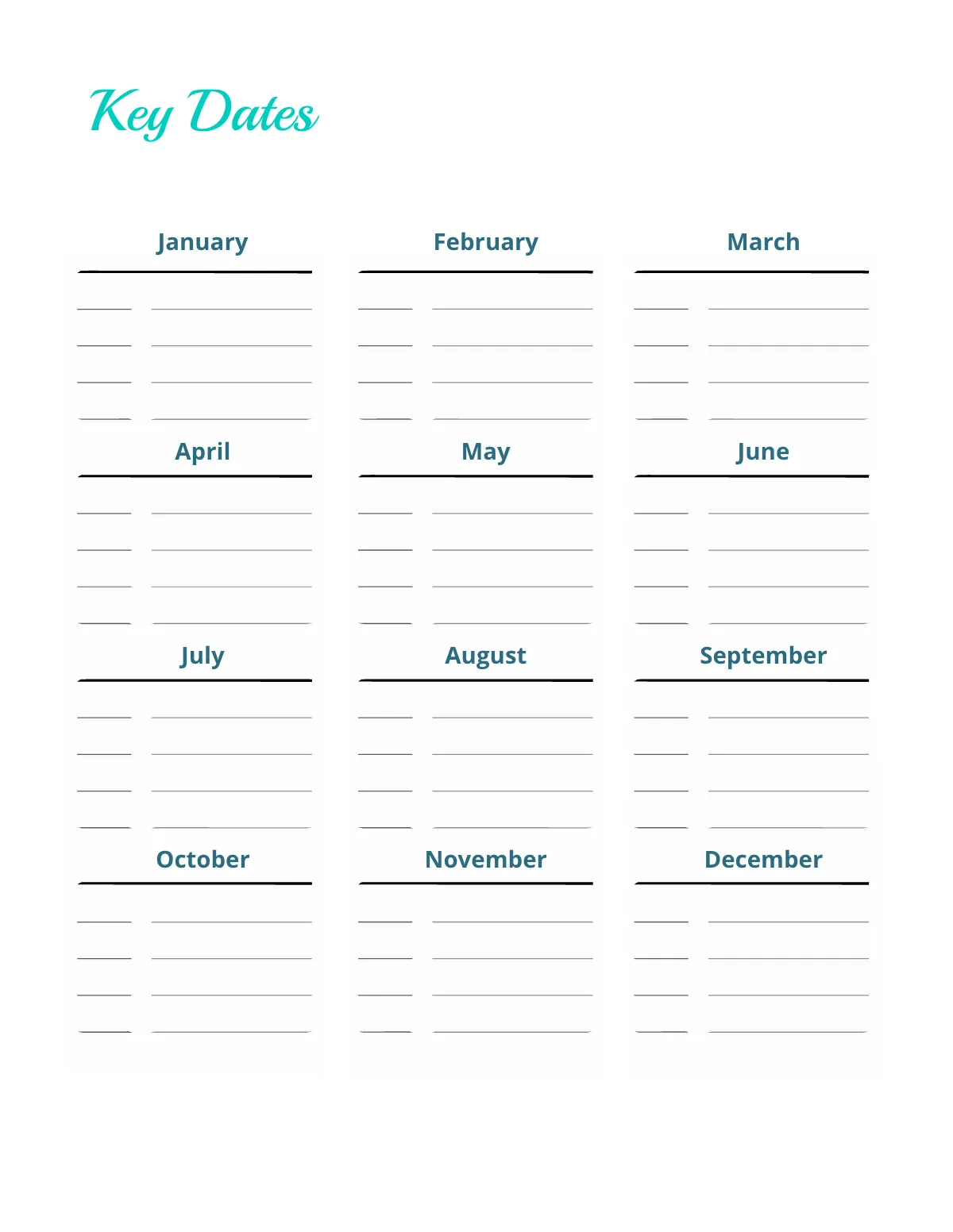 Free Digital Student Planner Template to Edit Online