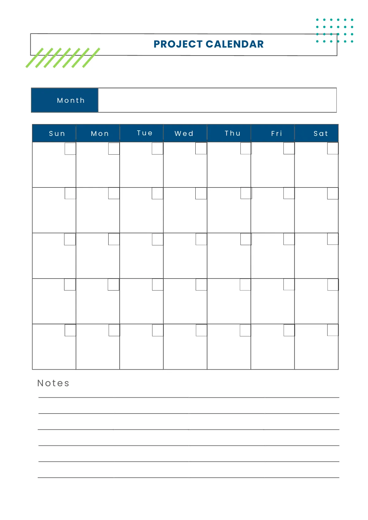 Free Digital Project Planner Template to Edit Online