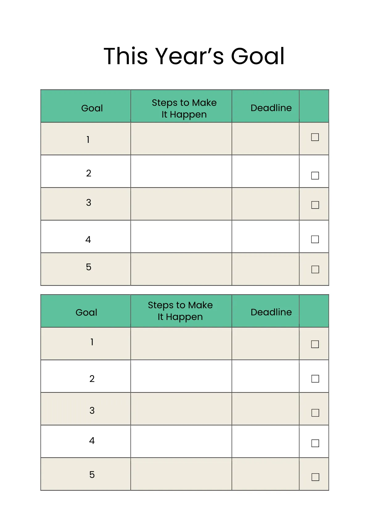 Free Blank Student Planner Template to Edit Online