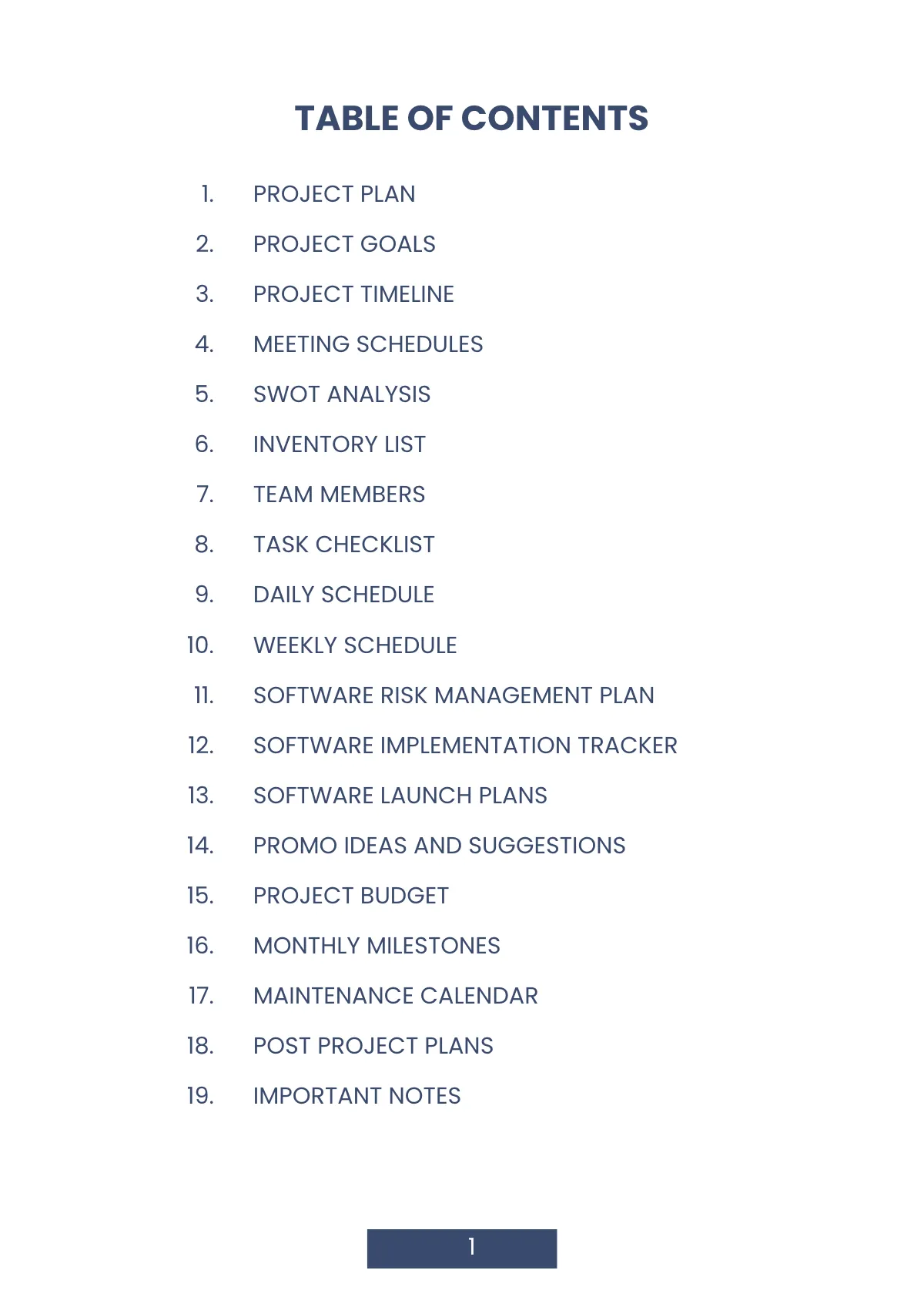 Free Printable Software Planner Template to Edit Online