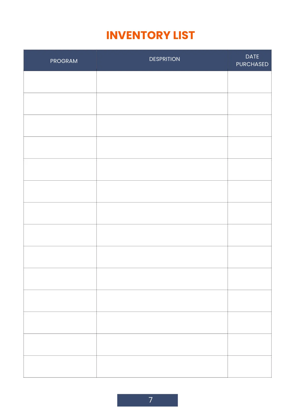 Free Printable Software Planner Template to Edit Online