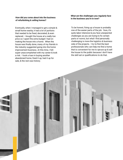 Free Minimal Real Estate Magazine Template to Edit Online