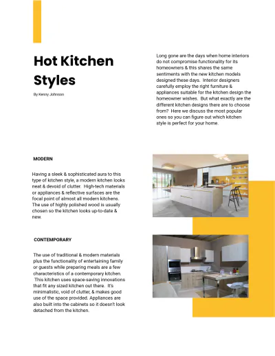 Free Minimal Real Estate Magazine Template to Edit Online
