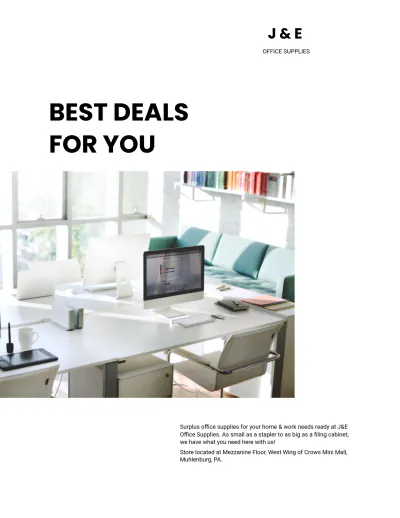 Free Minimal Real Estate Magazine Template to Edit Online