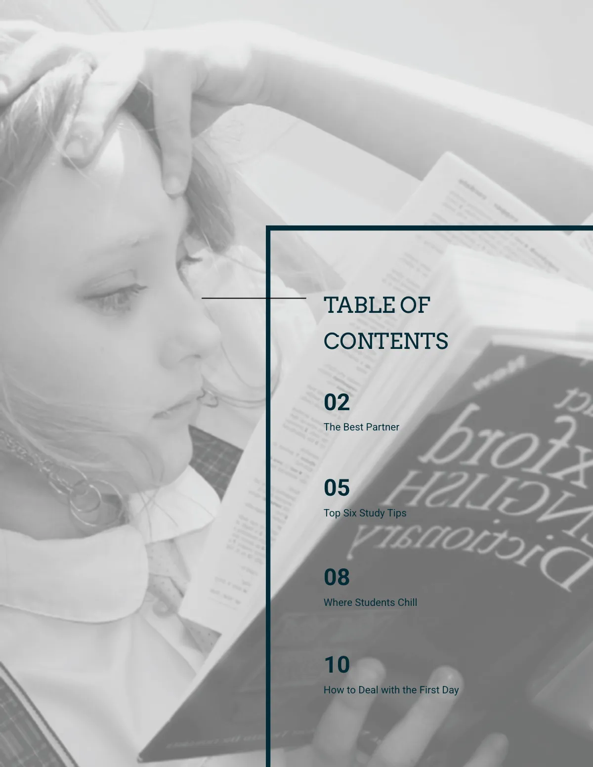 Free Minimal Student Magazine Template to Edit Online