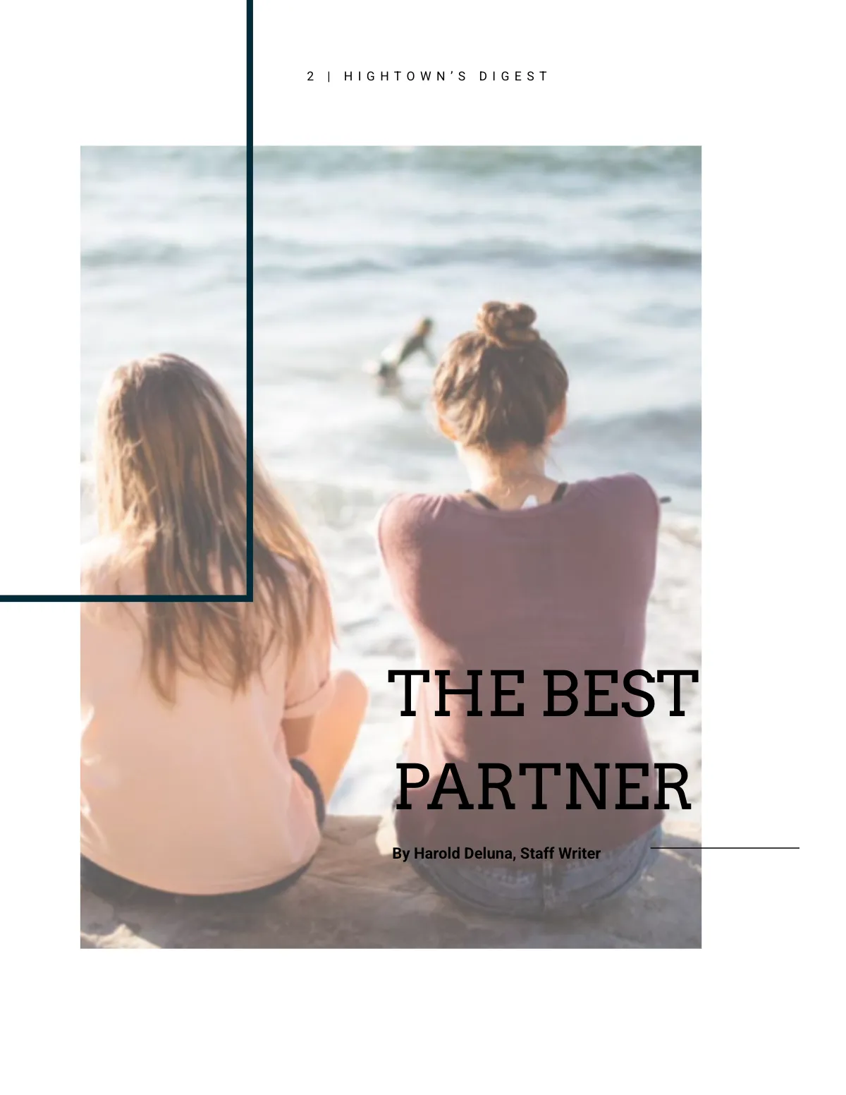 Free Minimal Student Magazine Template to Edit Online