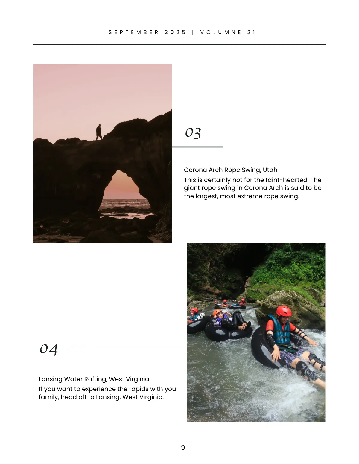 Free Minimal Travel Magazine Template to Edit Online