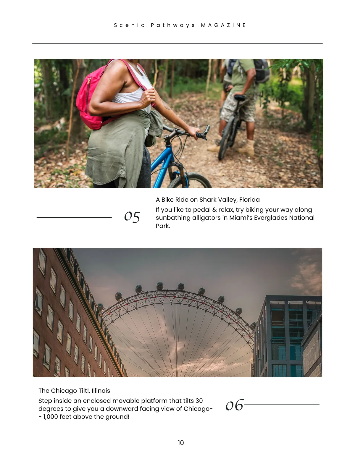 Free Minimal Travel Magazine Template to Edit Online