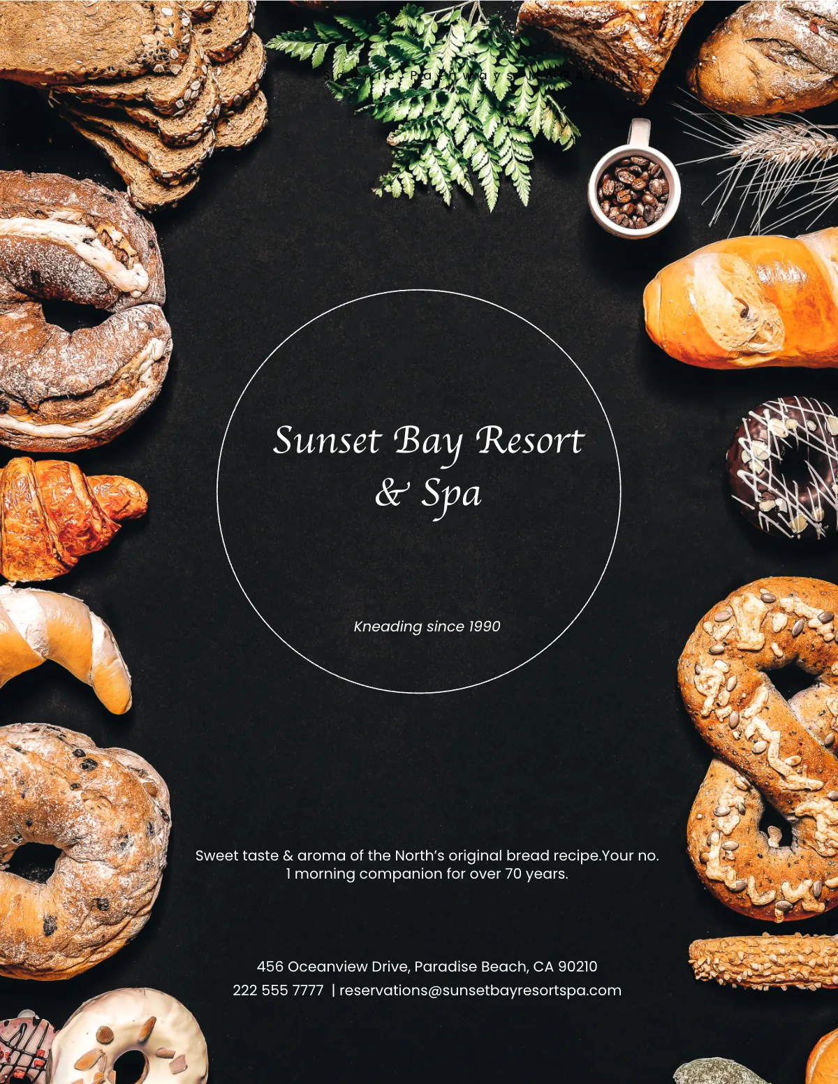 Free Minimal Travel Magazine Template to Edit Online