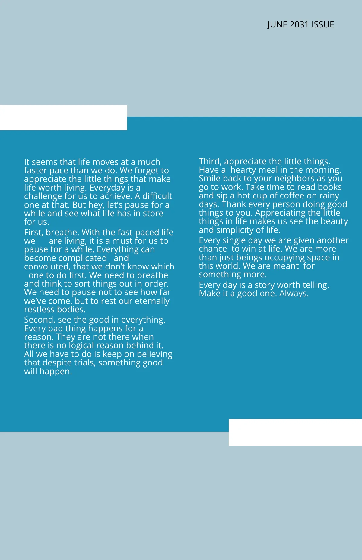 Free Printable Business Magazine Template to Edit Online