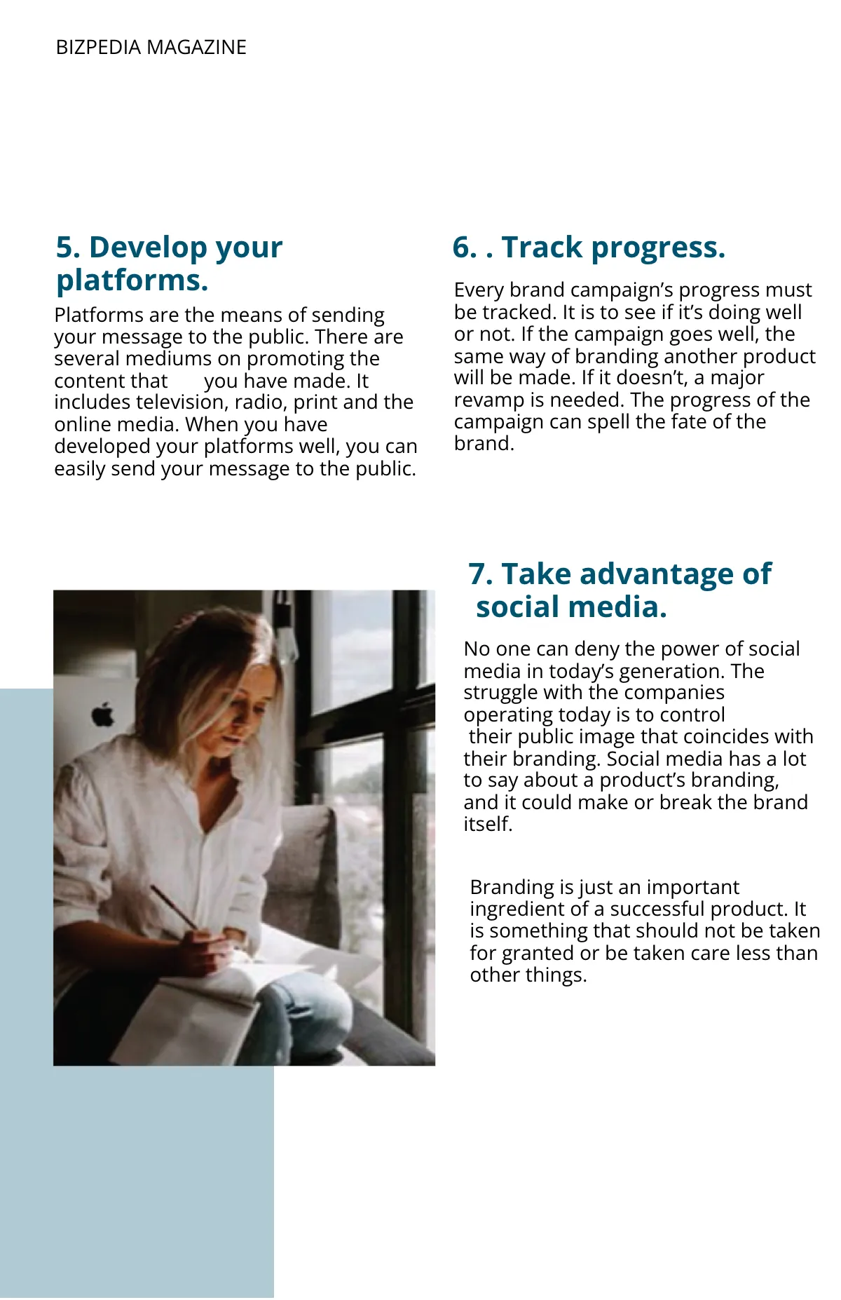 Free Printable Business Magazine Template to Edit Online