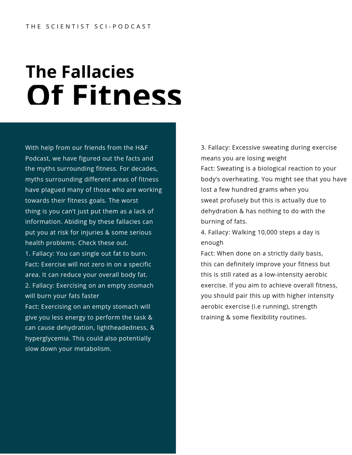 Free Science Podcast Magazine Template to Edit Online