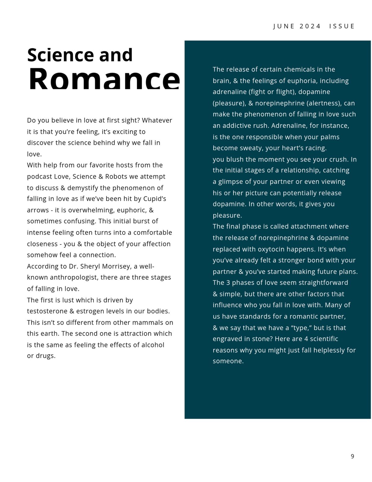 Free Science Podcast Magazine Template to Edit Online