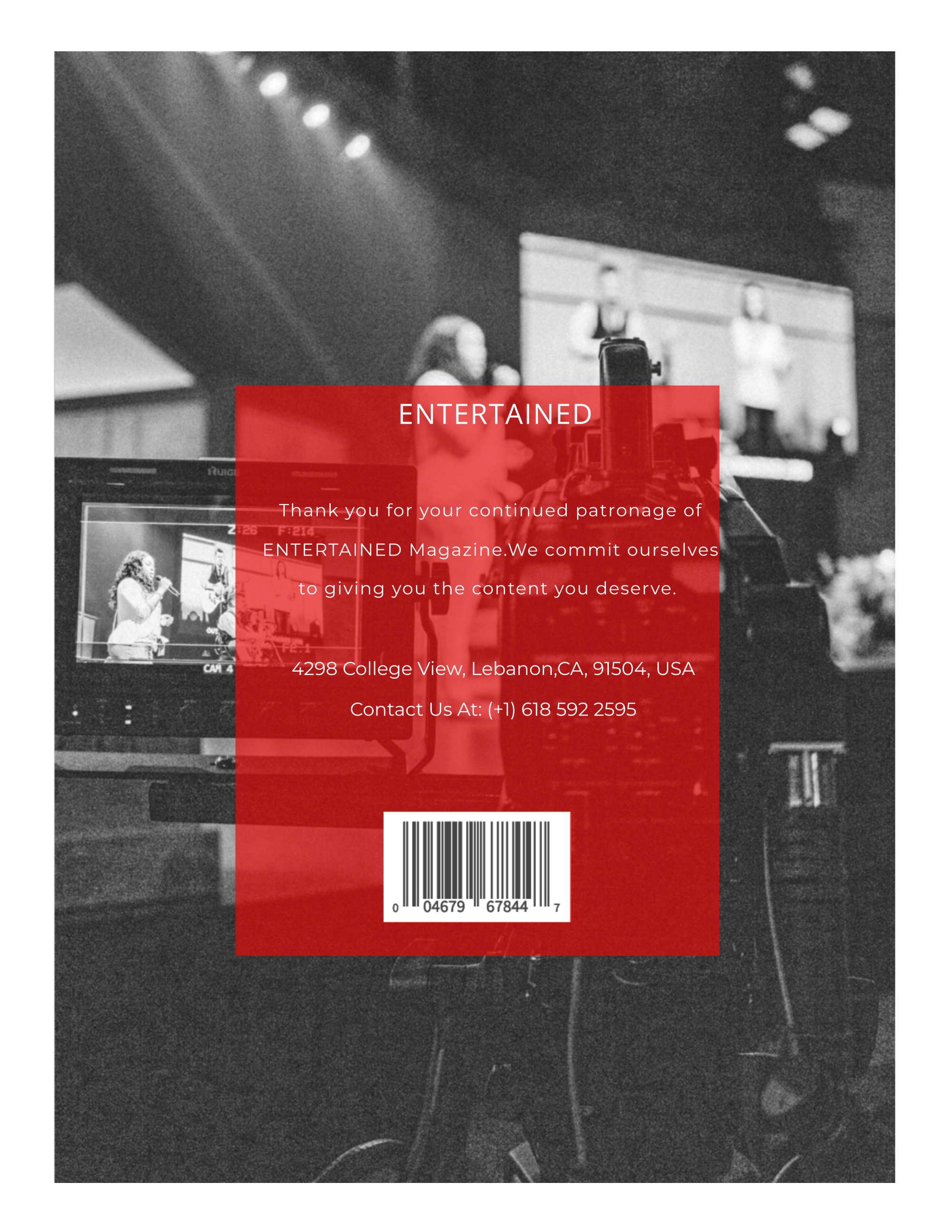 Free Printable Entertainment Magazine Template to Edit Online