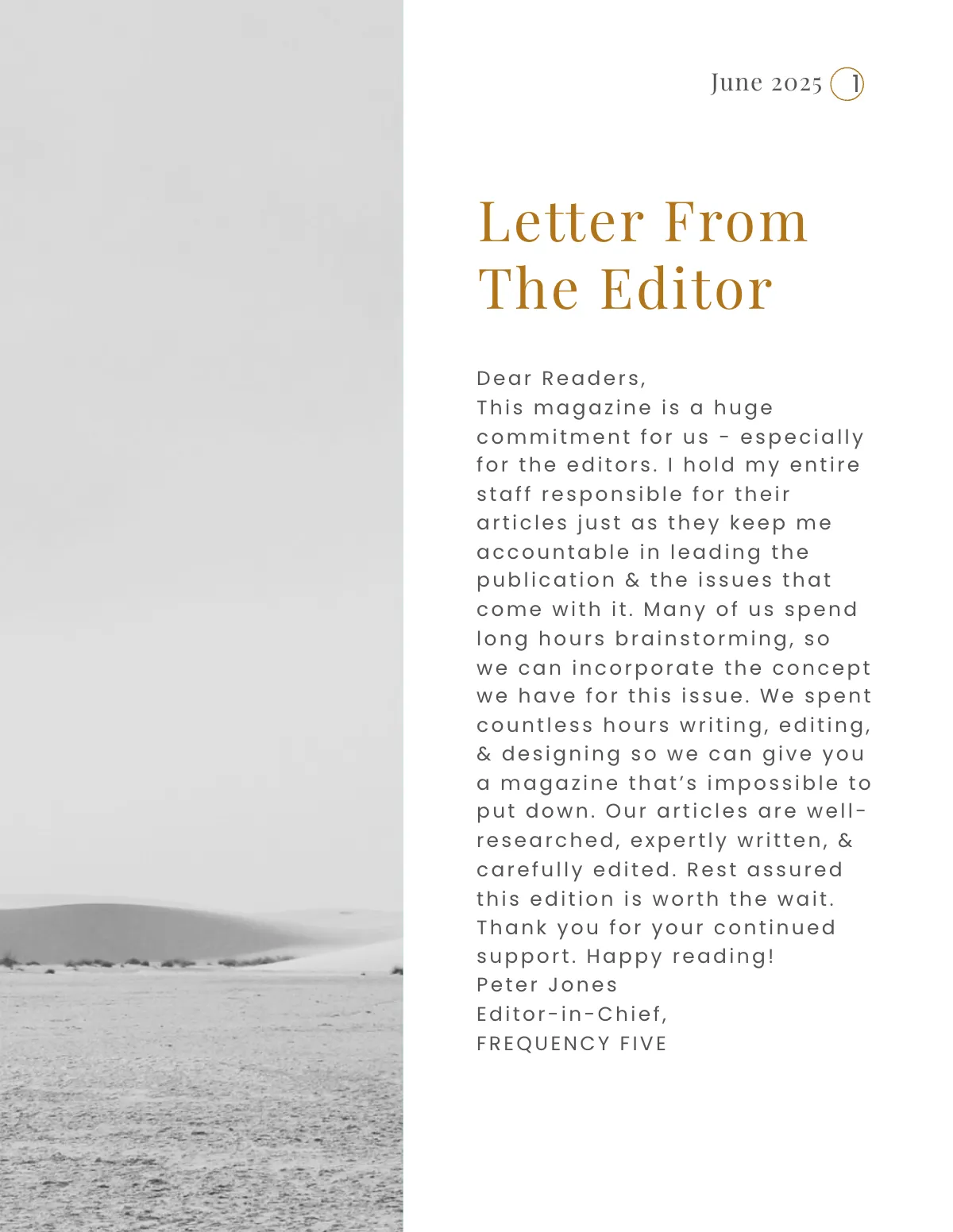 Free Printable Music Magazine Template to Edit Online