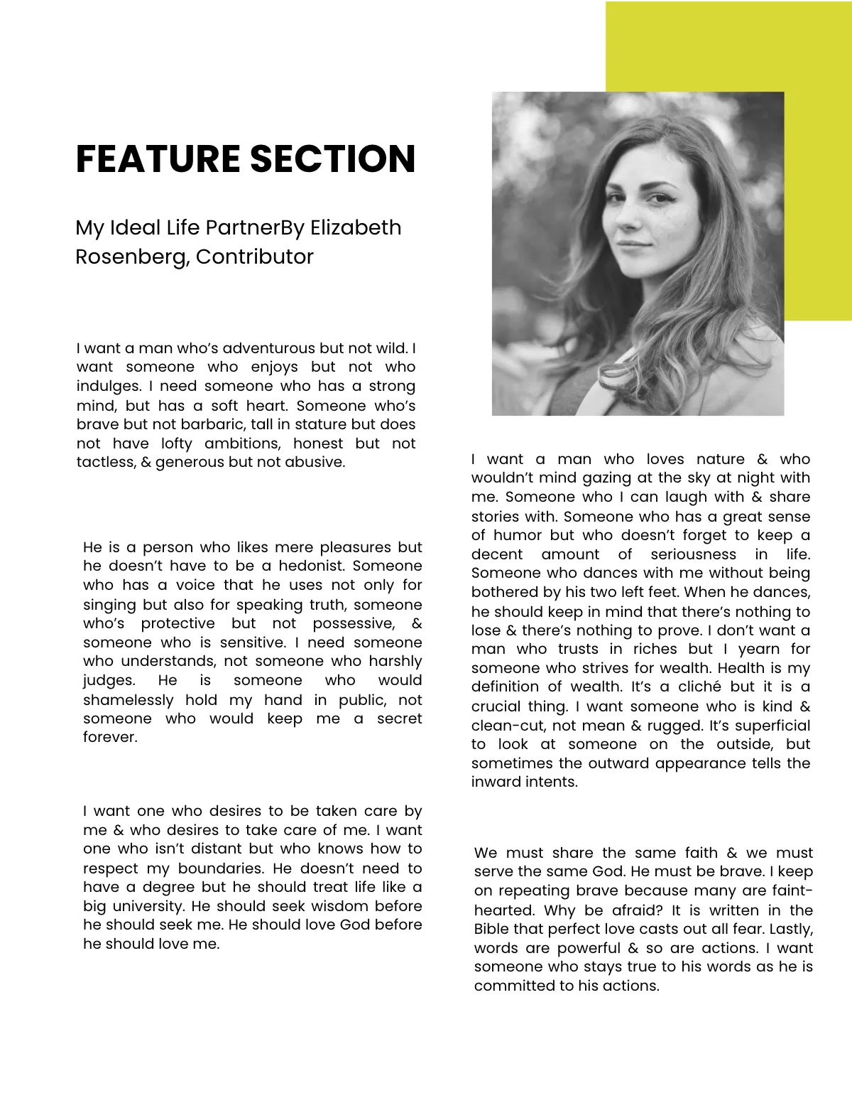 Free School Layout Magazine Template to Edit Online