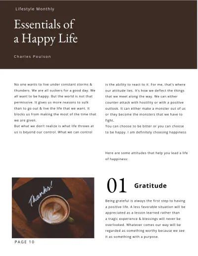 Free Science Latex Magazine Template to Edit Online