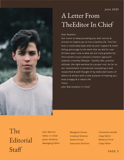 Free Science Latex Magazine Template to Edit Online