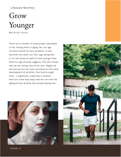 Free Science Latex Magazine Template to Edit Online